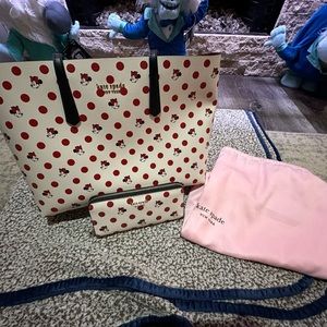 Kate Spade Disney tote and wallet